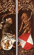 Albrecht Durer Sylvan Men with Heraldic Shields Sweden oil painting artist